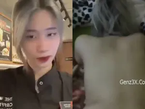 Lộ clip em nv coffee house bị em người yêu nện tả tơi p2